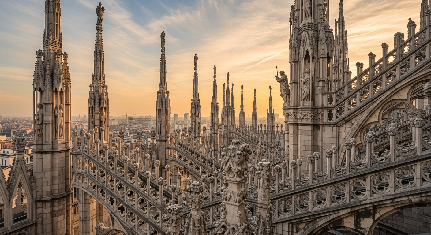 Duomo Milan Rooftop Tickets & Sunset Tours